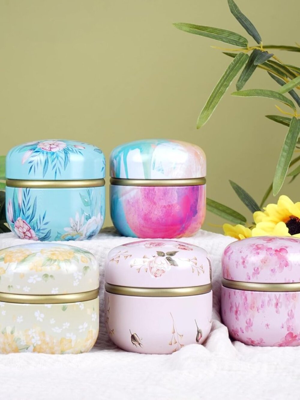 Body Powder Puff and Container, 3.15" Portable Empty Body Powder Container for B - Picture 5 of 8
